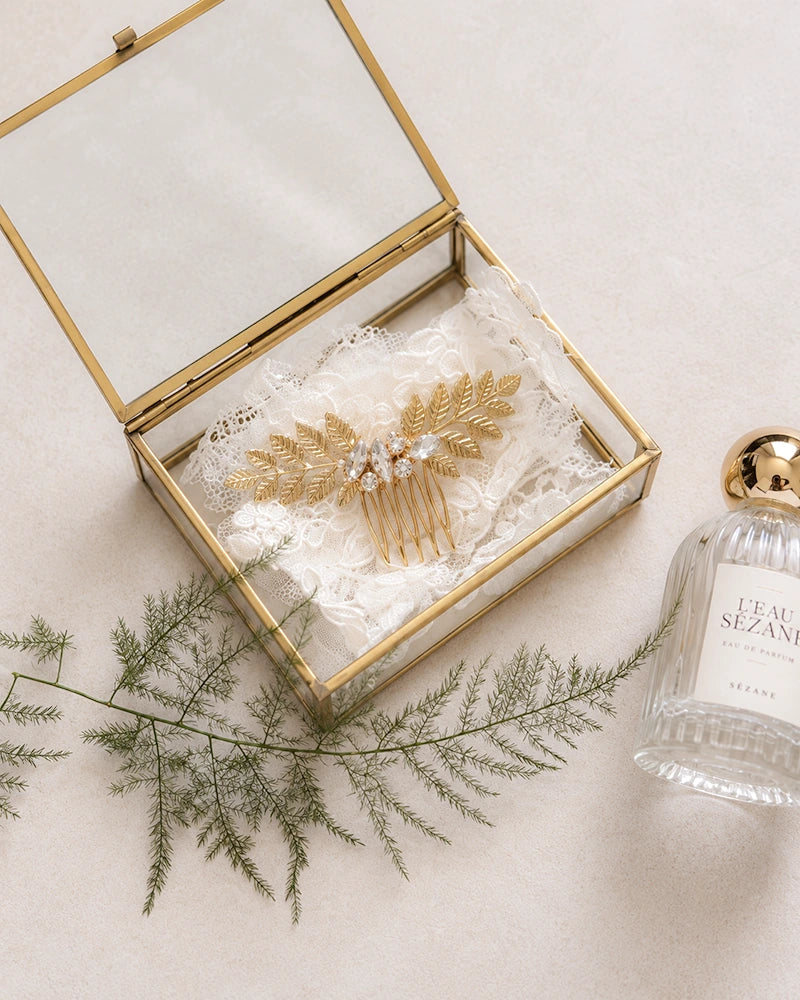 Justine – Peigne de Mariée Cristal