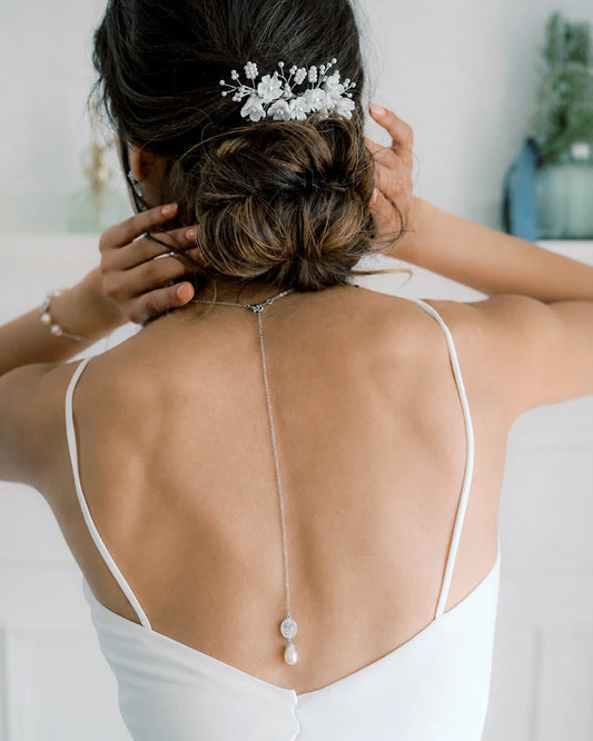 Peigne de mariée Argenté