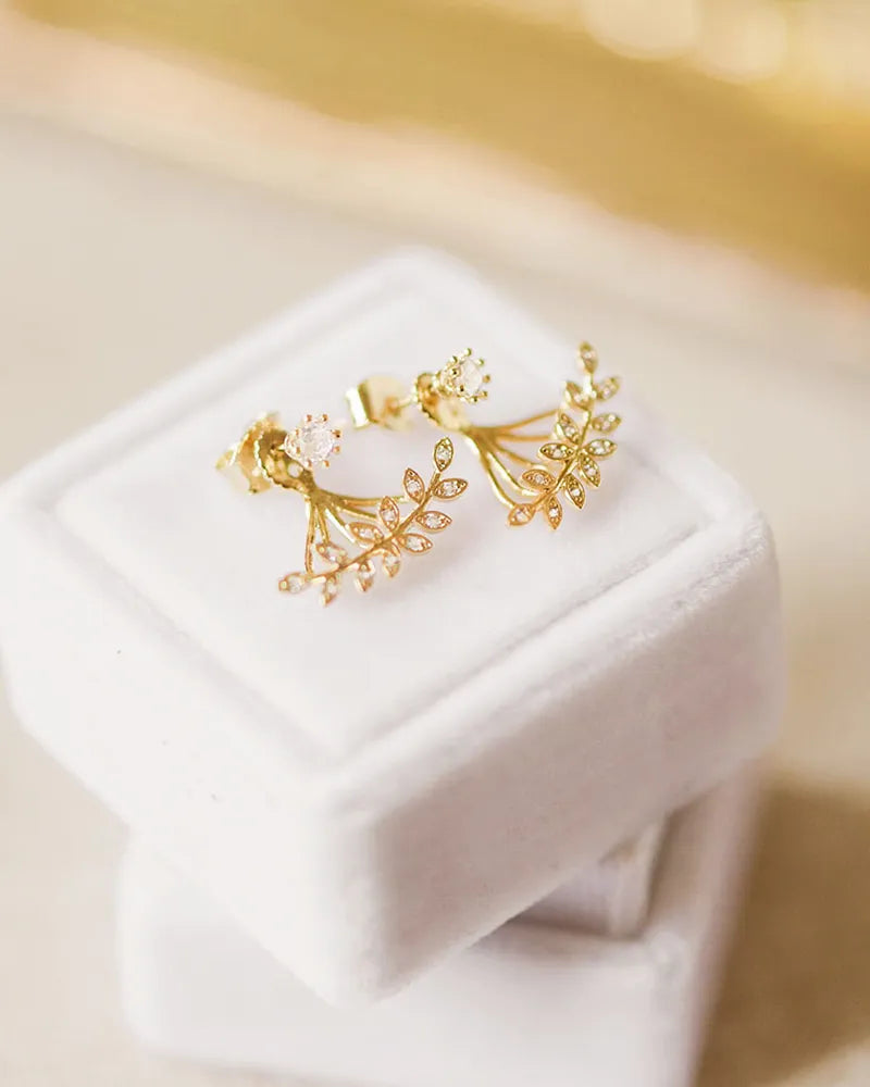 Boucles d’oreilles mariée Paloma – création française Atelier Sarah Aime