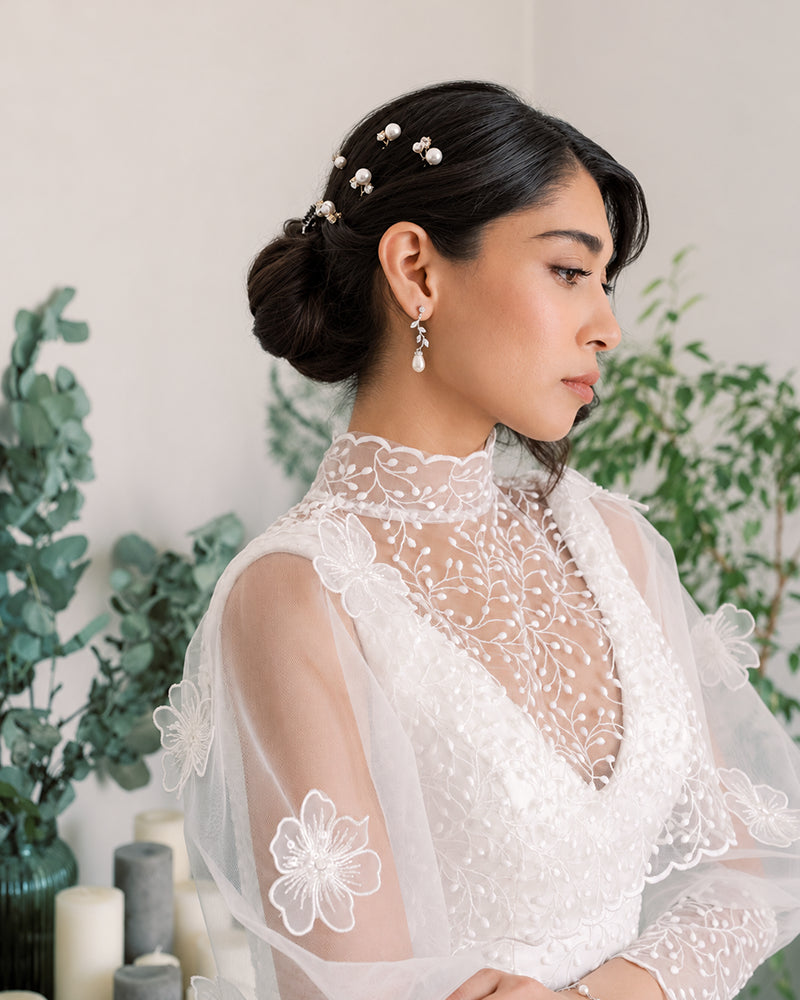 Kayat – Pics à Chignon Mariée strass et perles