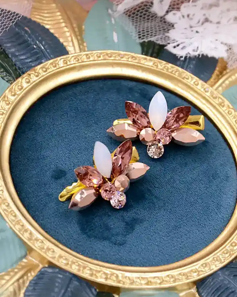 Pinces à cheveux mariage – modèle Jasmine x2, création française Atelier Sarah Aime

